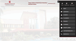Desktop Screenshot of portal.thapar.edu