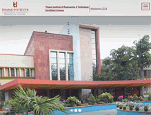 Tablet Screenshot of portal.thapar.edu